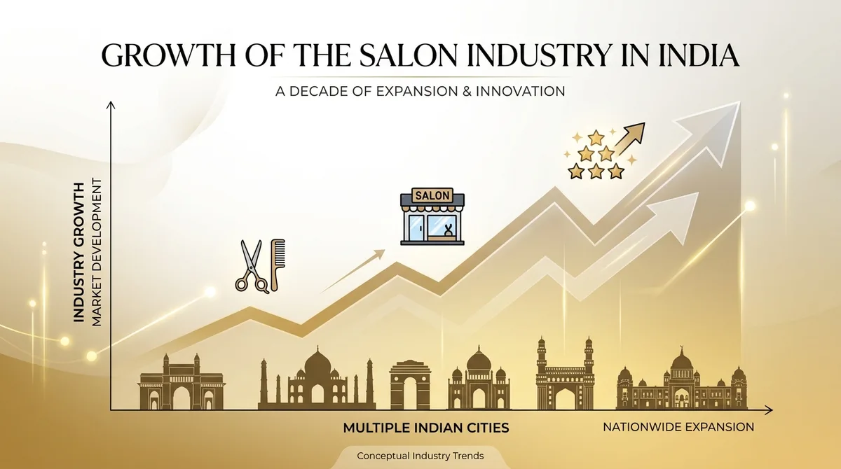 Growth of the salon industry across major Indian cities